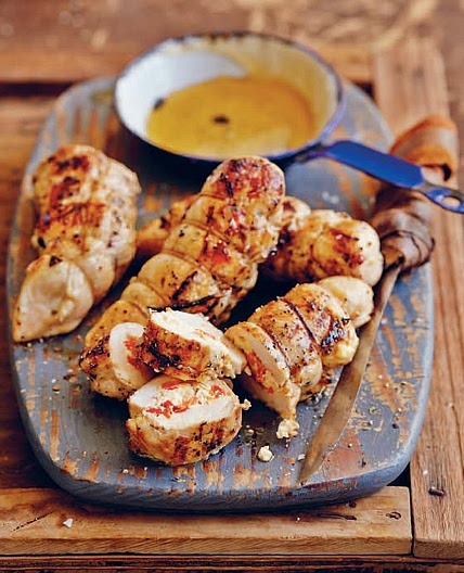 Peppadew and feta stuffed chicken breasts