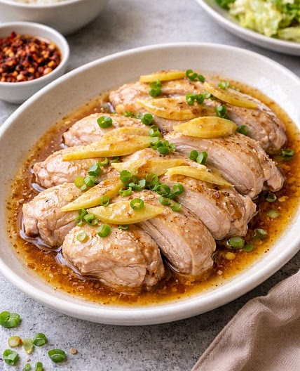 Soy-Steamed Chicken (Family-Style, No Spice)