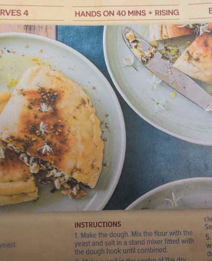 Wild Garlic & Goat's Cheese Gözleme