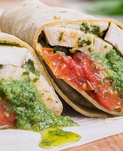 Chicken Pesto Wrap
