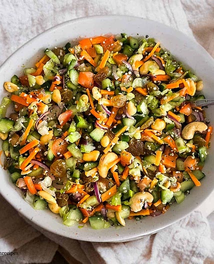 Nutty Crunchy Veg Salad