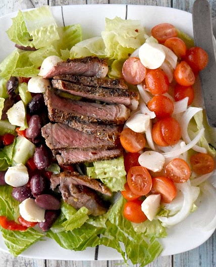 Steak Caprese Salad