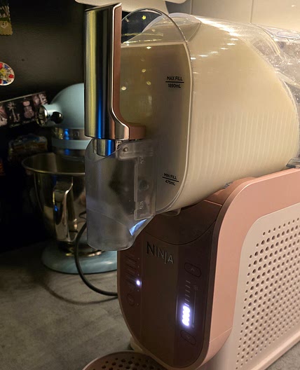 Vanille milkshake met de ninja slushi