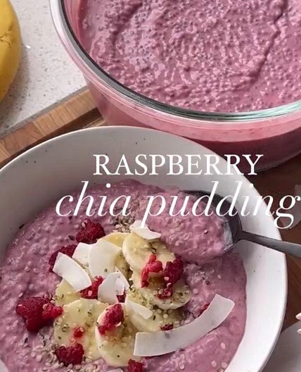 Raspberry Chia Pudding