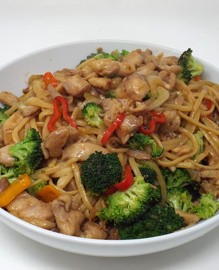 Chicken and Vegetable Noodle Stir-Fry