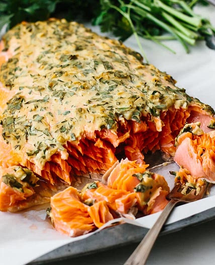 Dijon Baked Salmon