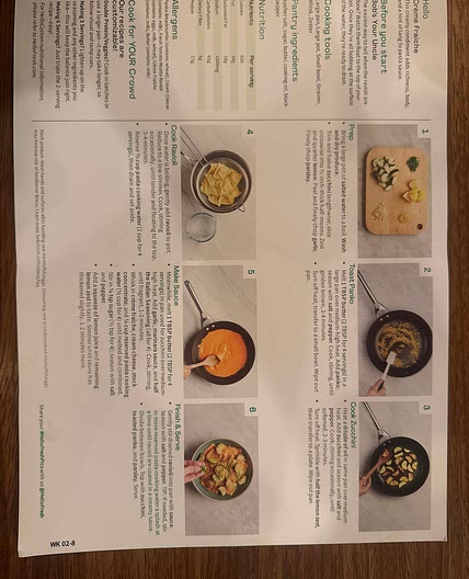 Hello Fresh Creamy Tomato sauce