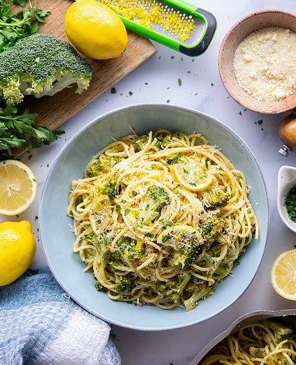 Lemon Broccoli Carbonara