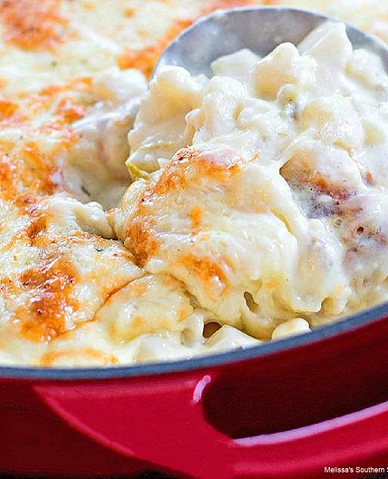 Green Chile Queso Potatoes