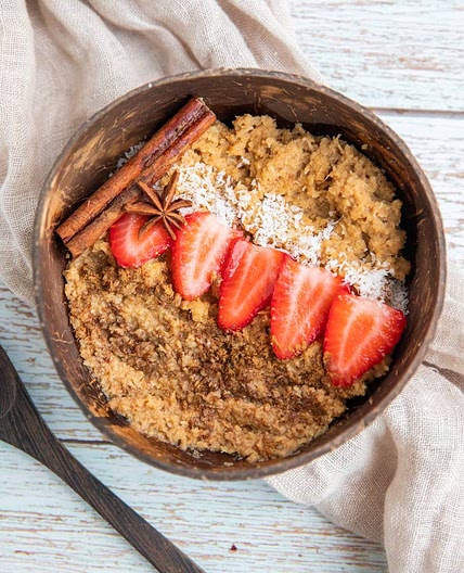 Spiced Coconut Porridge (Cocada Amarela)