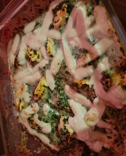 Tortellini-Spinat-Auflauf