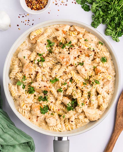 Chicken Garlic Parmesan Pasta