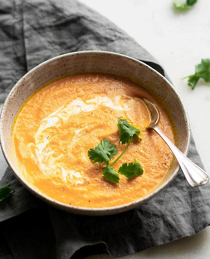 Coconut Ginger Carrot Soup