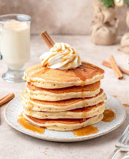 Eggnog Pancakes