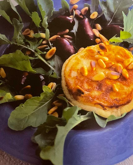 Suffléplättar med ostfyllning