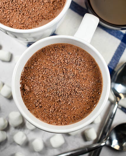 Blueberry Hot Chocolate