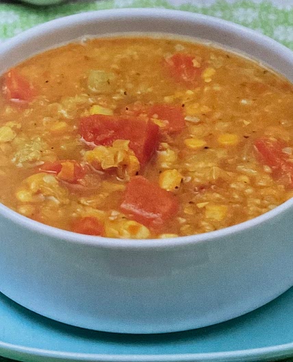 Vegan Corn & sweet potato onepot (270 by 3 )