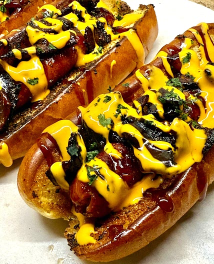 Blackstone BBQ Whiskey Bacon Slotdogs