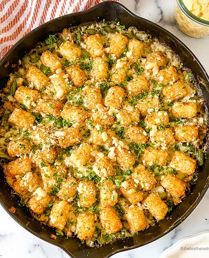 Turkey Tater Tot Casserole