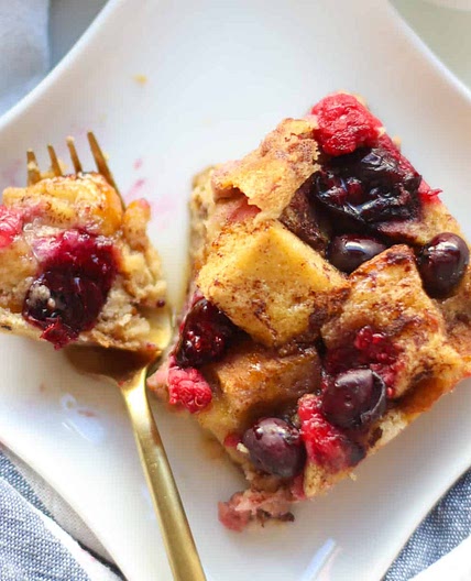 Baked Brioche French Toast Casserole