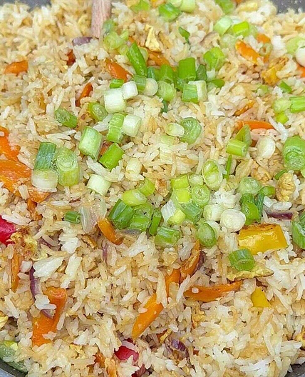 Healthy Fried Rice with Frozen Vegetables (20 Minutes!)