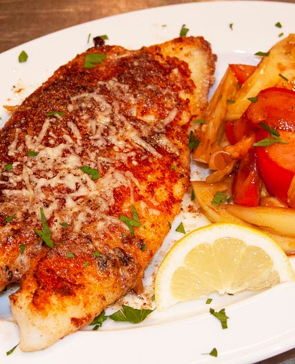 Lemon Parmesan Orange Roughy