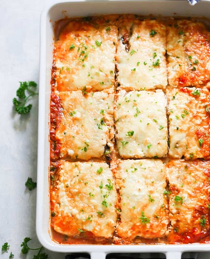 Low-carb Eggplant Lasagna