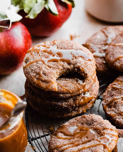 Caramel Apple Cider Cookies