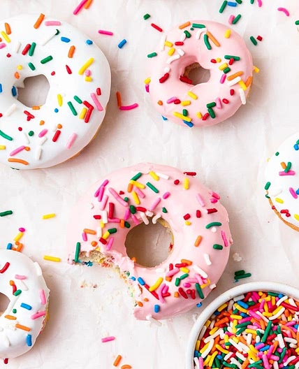 Baked Funfetti Donuts