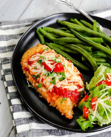 Air Fried Keto Chicken Parmesan