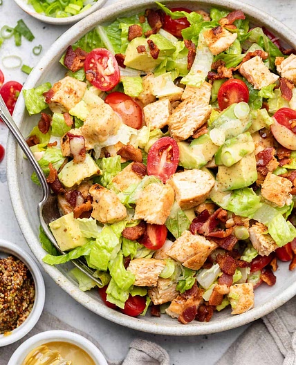 Chicken Bacon Avocado Chopped Salad