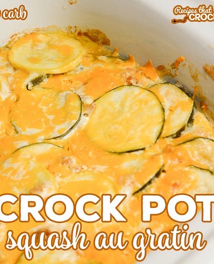 Crock Pot Squash Au Gratin (Low Carb)