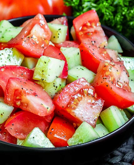 Cucumber and Tomato Salad