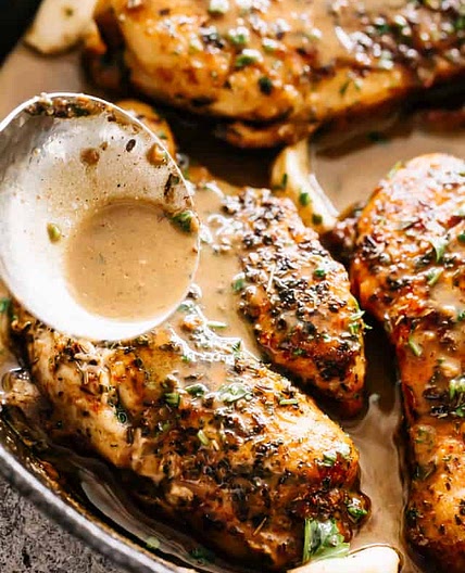 Creamy Garlic Sauce Chicken Recipe