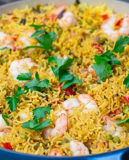 One Pan Shrimp and Rice Recipe