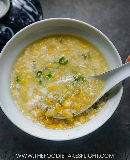 Chinese Corn Soup (Vegan)
