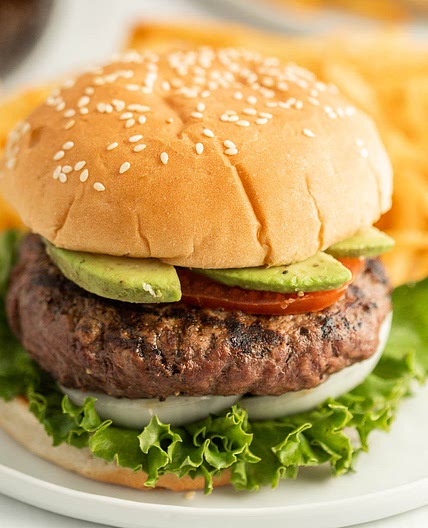 Grilled Avocado Burger