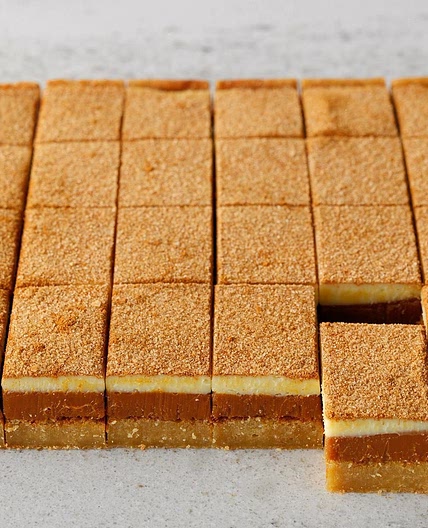 Caramel Snickerdoodle Bars