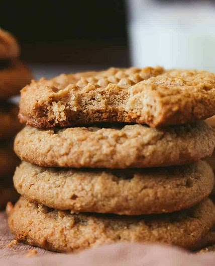 Easy 4-Ingredient Peanut Butter Cookies