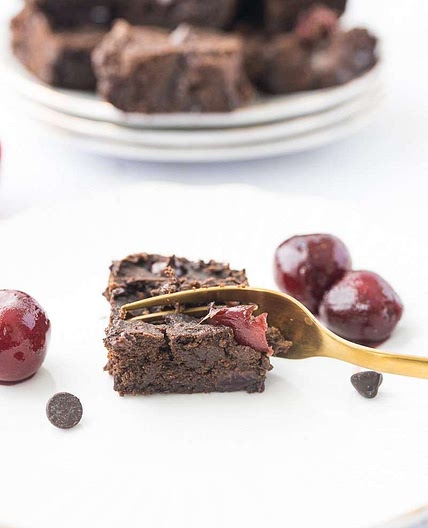 Chocolate Cherry Protein Brownies Recipe – Anti-Inflammatory, Gluten-Free, No Refined Sugar