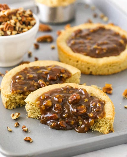 Copycat Crumbl Pecan Pie Cookies