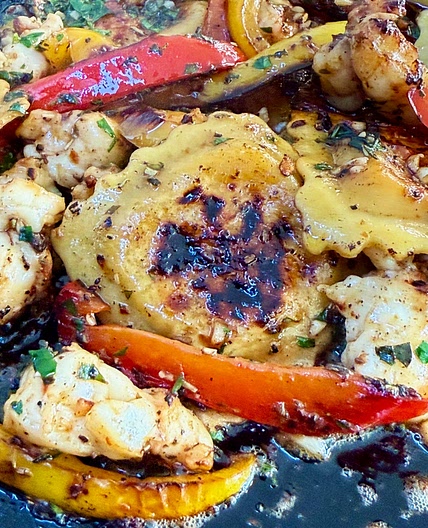 Blackstone Griddle Lobster Ravioli