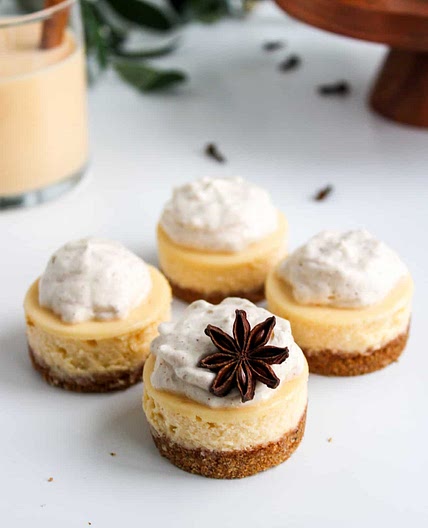 Rompope Cheesecake Bites