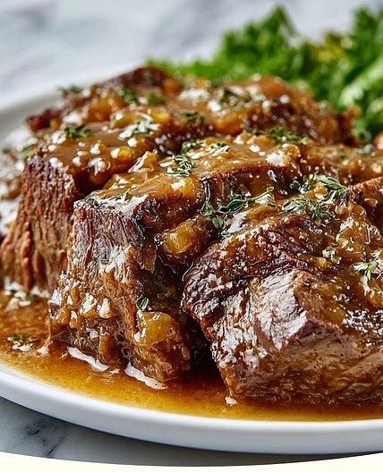 Crockpot Maple Dijon Beef Chuck