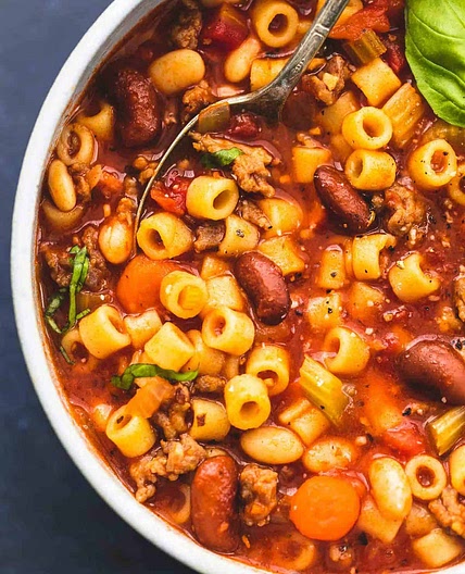 Instant Pot Pasta e Fagioli Soup
