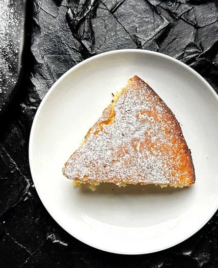 Soft Eggless Orange Yoghurt Cake