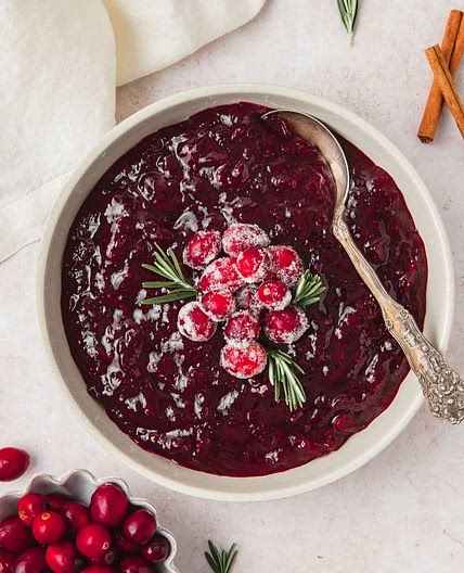 Homemade Cinnamon Cranberry Sauce