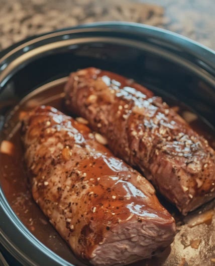 Slow Cooker Maple Dijon Pork Tenderloin: The Christmas Showstopper