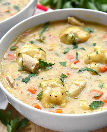 Homemade Chicken and Dumplings (The BEST!)