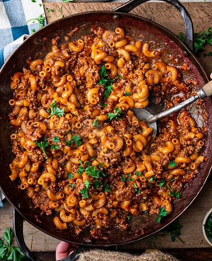 One Pan Homemade Hamburger Helper